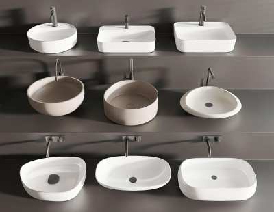 洗手台3D模型下载